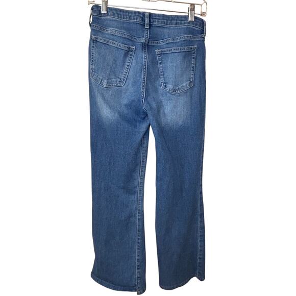Gap Denim Jeans Girls 18 Blue Mid Rise 70s Flare Everyday Style School Retro - Picture 4 of 9